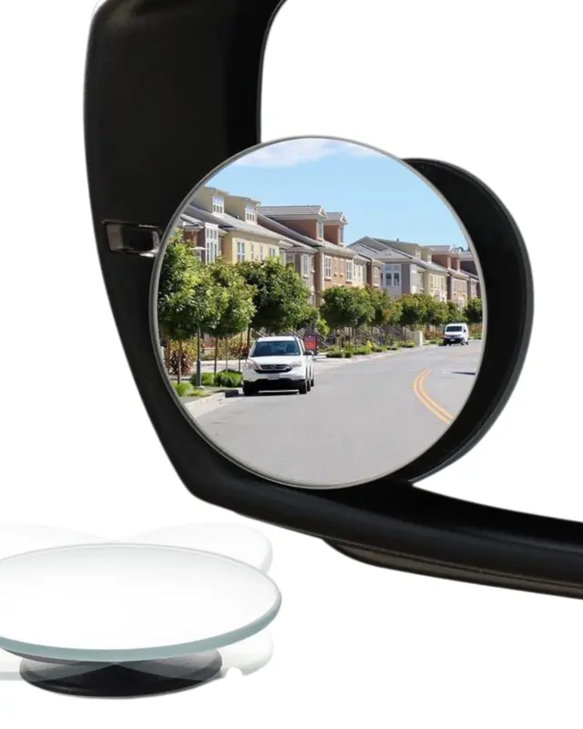 LivTee 2" Round HD Glass Blind Spot Mirrors