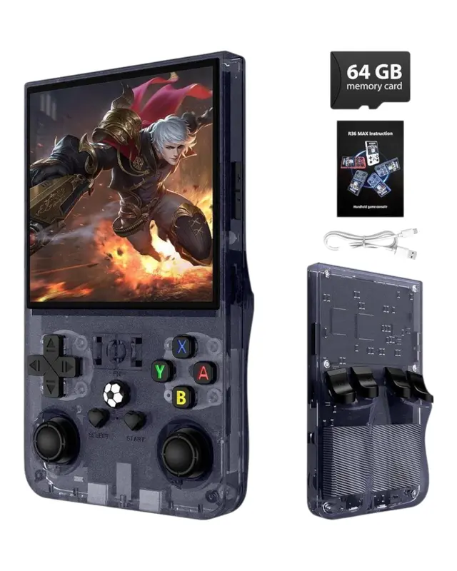 R36MAX Retro Handheld Game Console