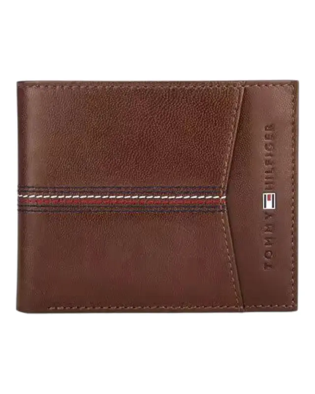 TOMMY HILFIGER Leather Bi-Fold Wallet