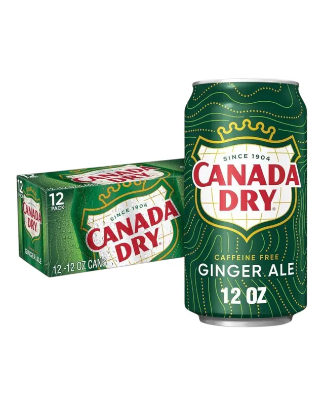 Canada Dry Ginger Ale Soda, 12 fl oz Cans