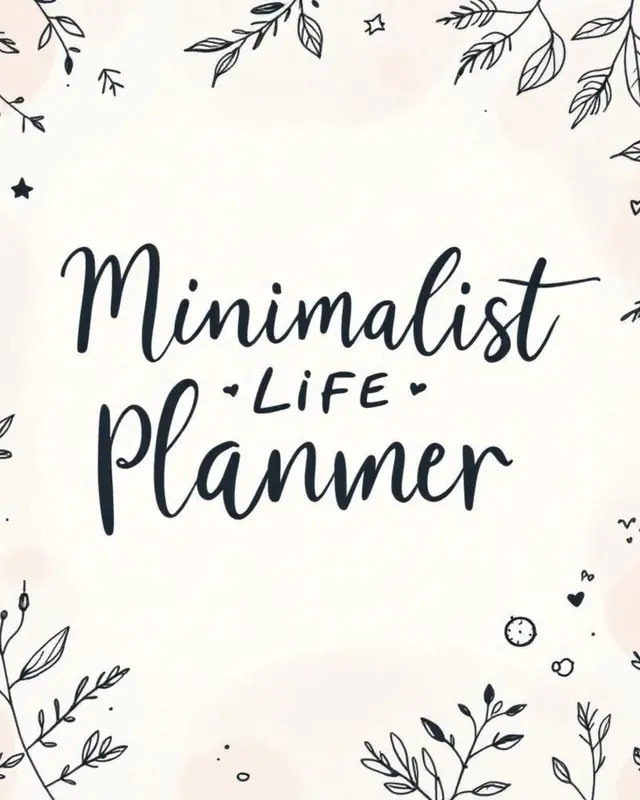 Minimalist Life Planner 2025