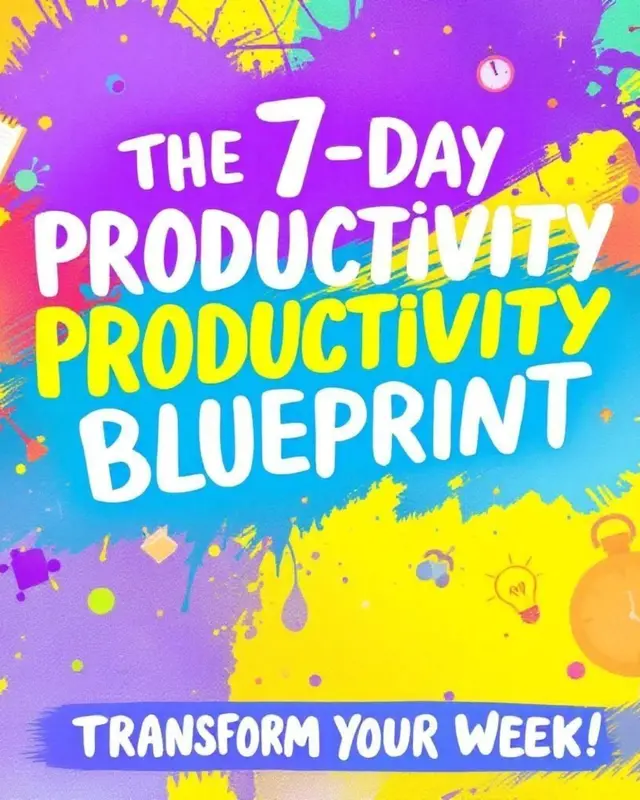 The 7-Day Productivity Blueprint (eBook)